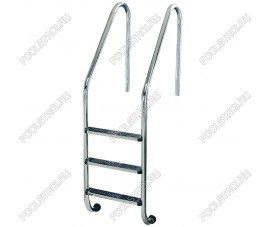 Лестница Flexinox STANDARD 3 ст AISI-316, для широкого борта