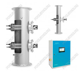 Ультрафиолетовая установка LIfetech TOP 88м3, DN200, 2kw, 18000h, Ручная очистка