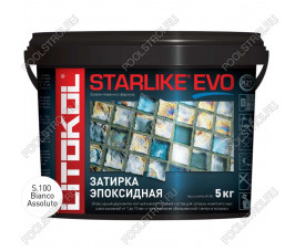 Затирочная смесь Litokol STARLIKE EVO Bianco Assoluto S.100, 5 кг