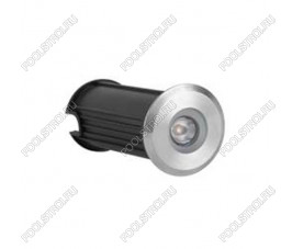 Прожектор светодиодный AquaViva HJ-RC-SS62, 1led 3W NW (AISI-316) + закладная