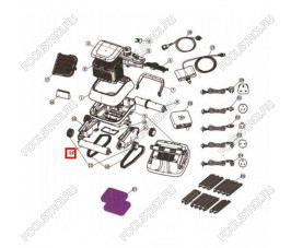 Сборная передняя цилиндрическая трубка для Aquaviva 7310 Black Pearl (71150)