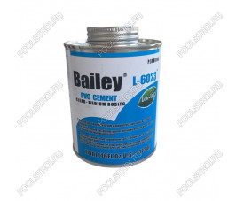 Клей для труб ПВХ Bailey L-6023 473 мл
