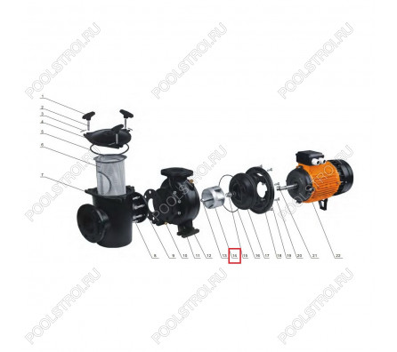 Крыльчатка насоса Aquaviva AVC-7.5T