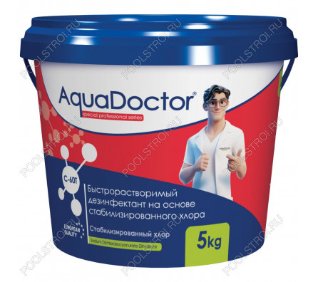 Активный хлор AquaDoctor C-60T в таблетках 5кг