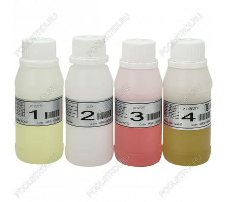 Буферный раствор AquaViva  (4pH-7pH-Rx 465 mv) 50мл.