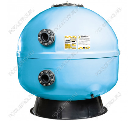 Фильтр AquaViva MS1600 (101 м³/ч, 1600 мм, 3060 кг, 110 мм, 2,5Бар, 1 м засыпка)